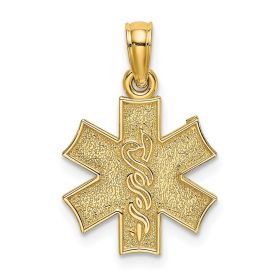 14k Medical Jewelry Symbol Charm