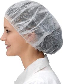 Surgical Bouffant Caps Disposable 24 Inch. 1000 Pack White Polypropylene Disposable Hair Covers Medical. Breathable Disposable Caps Medical with