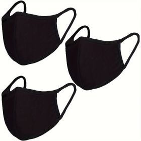3-piece Set-Cotton Reusable And Adjustable Mask With Filter Bag (Option: 3PCS)