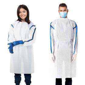 Disposable Isolation Gown (Color: White)
