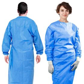 Disposable Isolation Gown (Color: Blue)