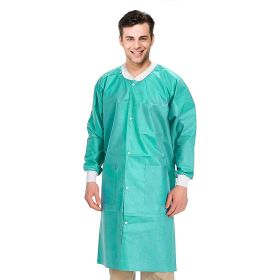 Disposable Lab Coats for Adults (Color: Teal)